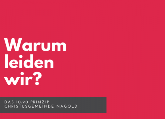 Warum leiden wir?