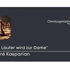 Der Läufer wird zur Dame