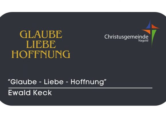 Glaube, Liebe, Hoffnung