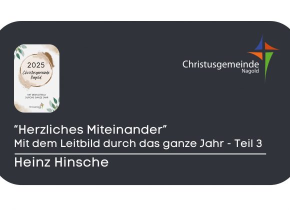Herzliches Miteinander