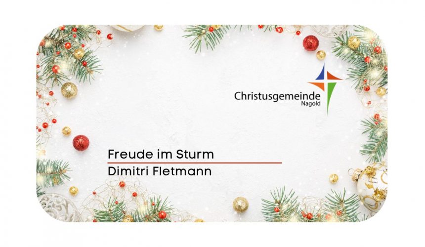 Freude im Sturm