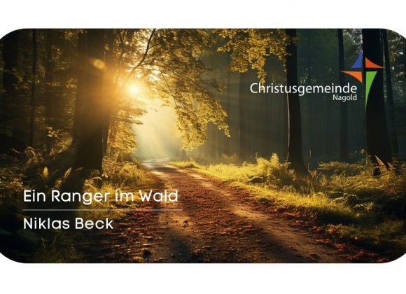 Ein Ranger im Wald
