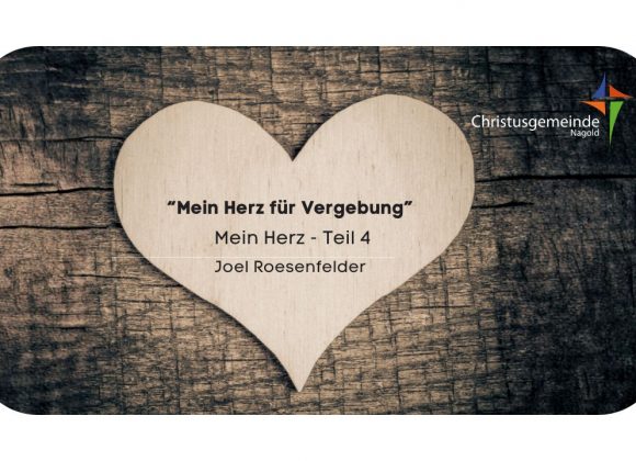 Mein Herz für Vergebung