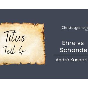 Ehre vs Schande