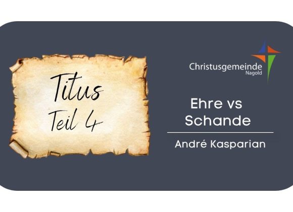 Ehre vs Schande